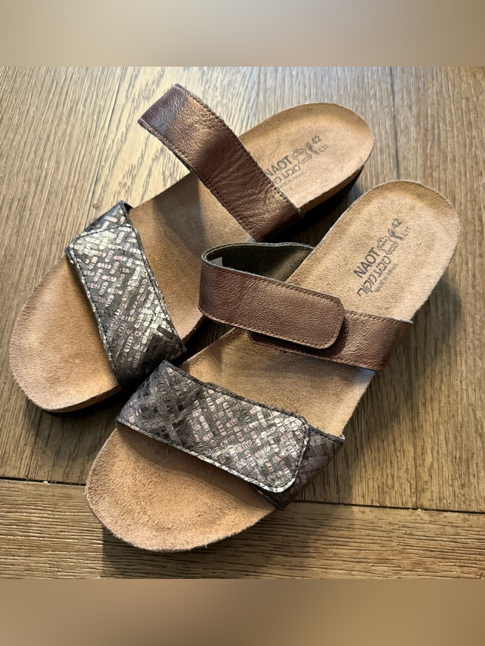 Naot sandal wedges